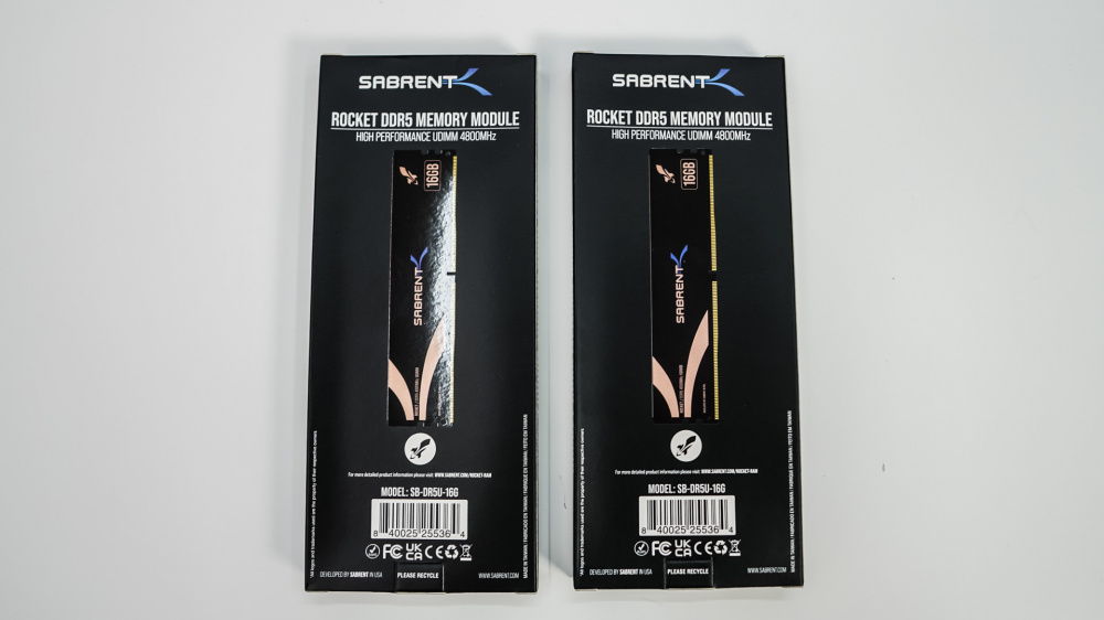 Sabrent Rocket DDR5-4800 32GB Memory Kit